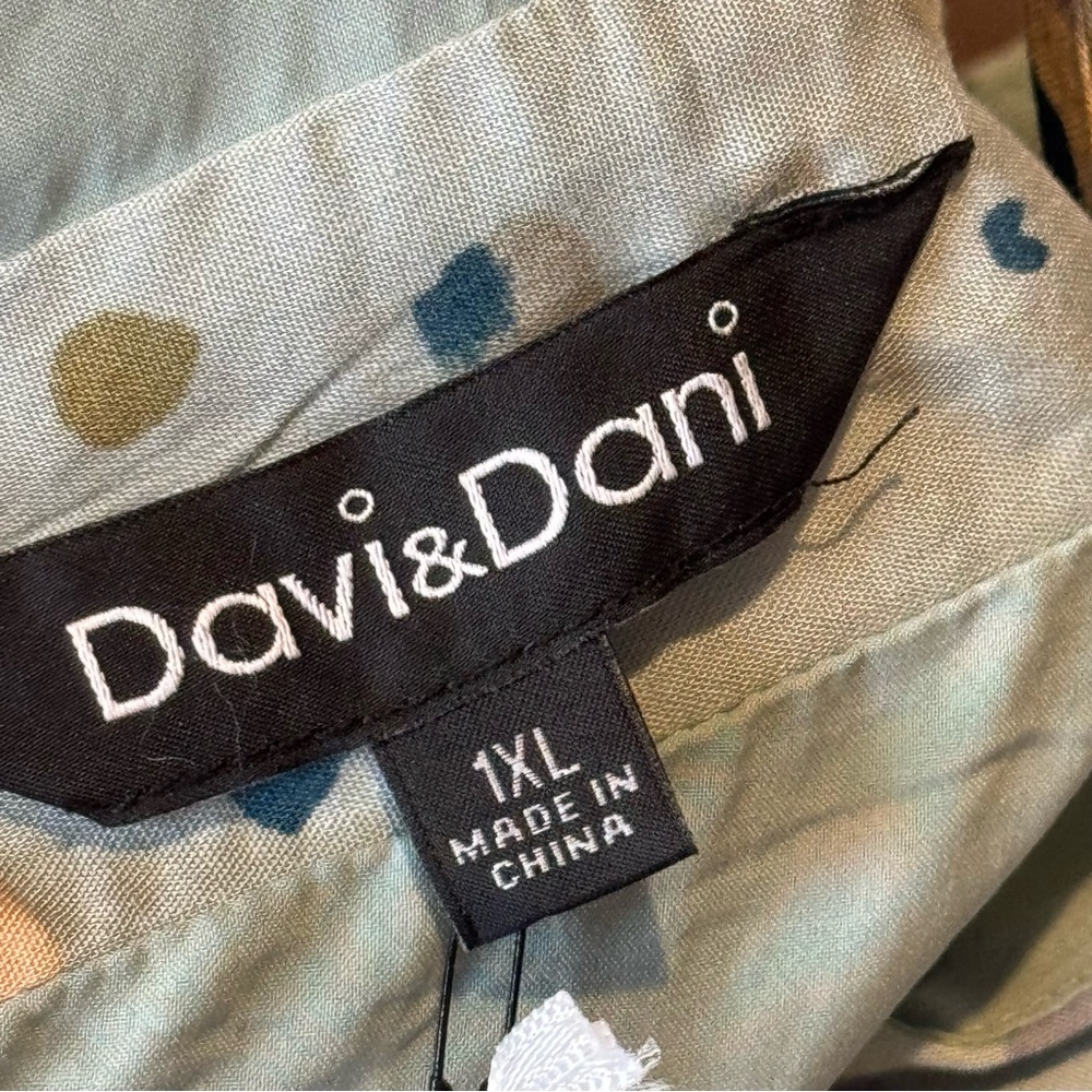 Davi & Dani Maxi Strappy Boho Flirty Dress 1XL - Picture 9 of 10